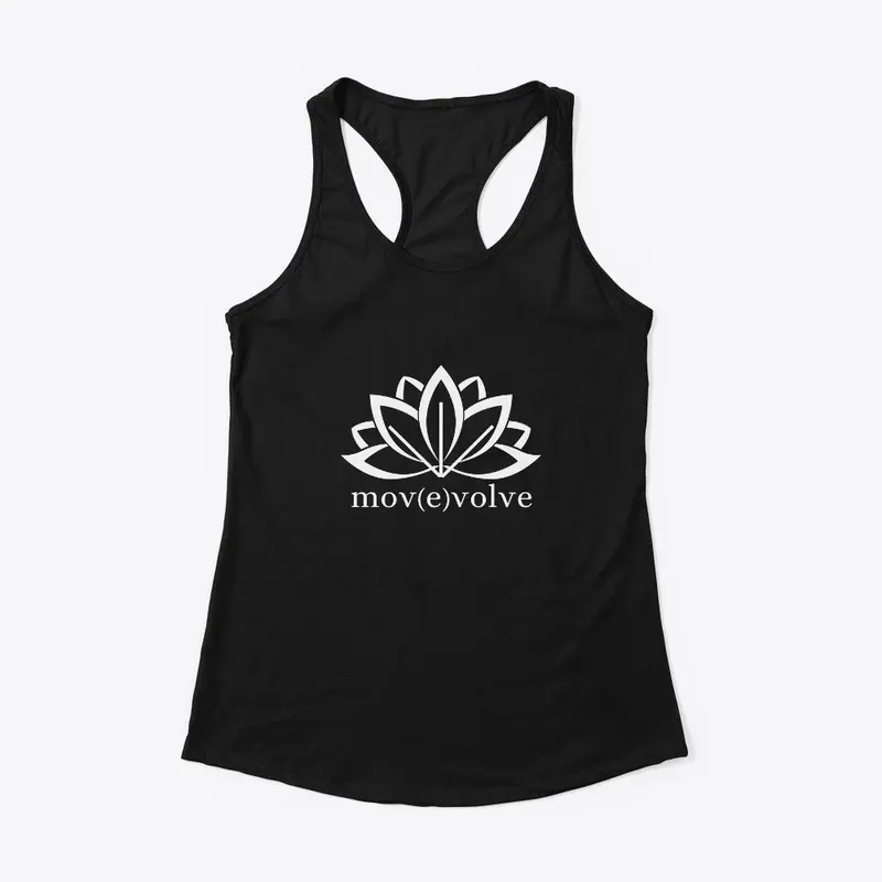 women's logo racerback tank