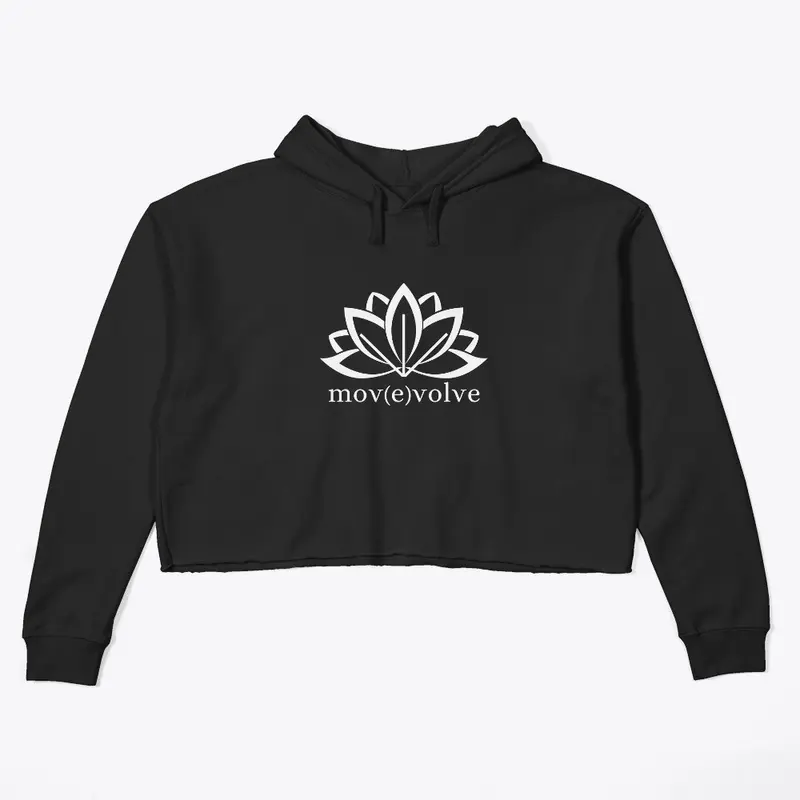 mov(e)volve crop hoodie